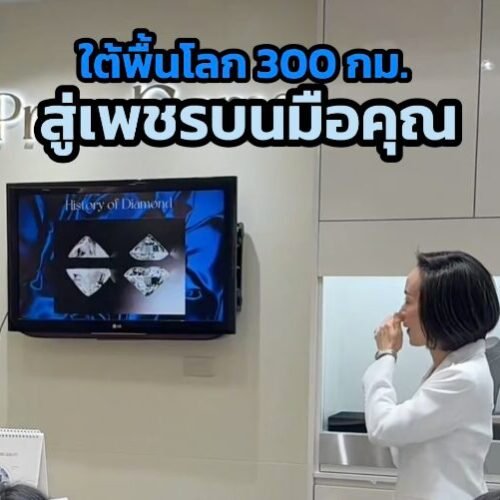 ใต้พื้นโลก 300 กม. สู่เพชรบนมือคุณ